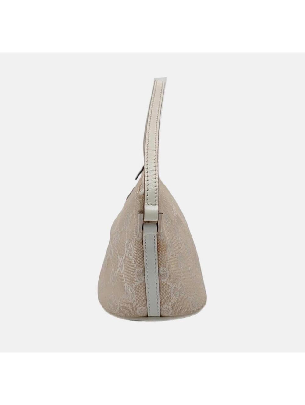 Gucci GG Canvas Boat Pochette Shoulder Bag — Beige - Picture 2 of 10